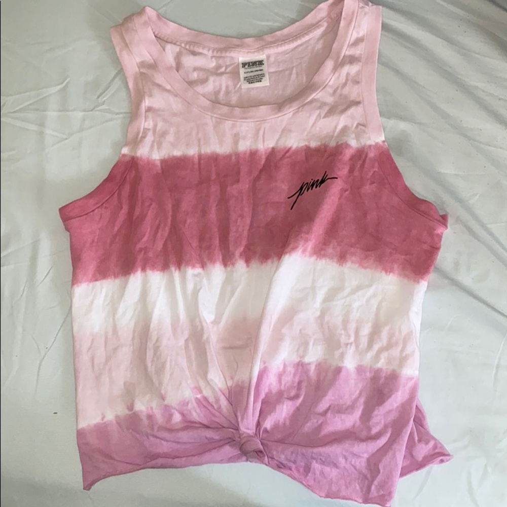 Cropped Pink Tank Top💗